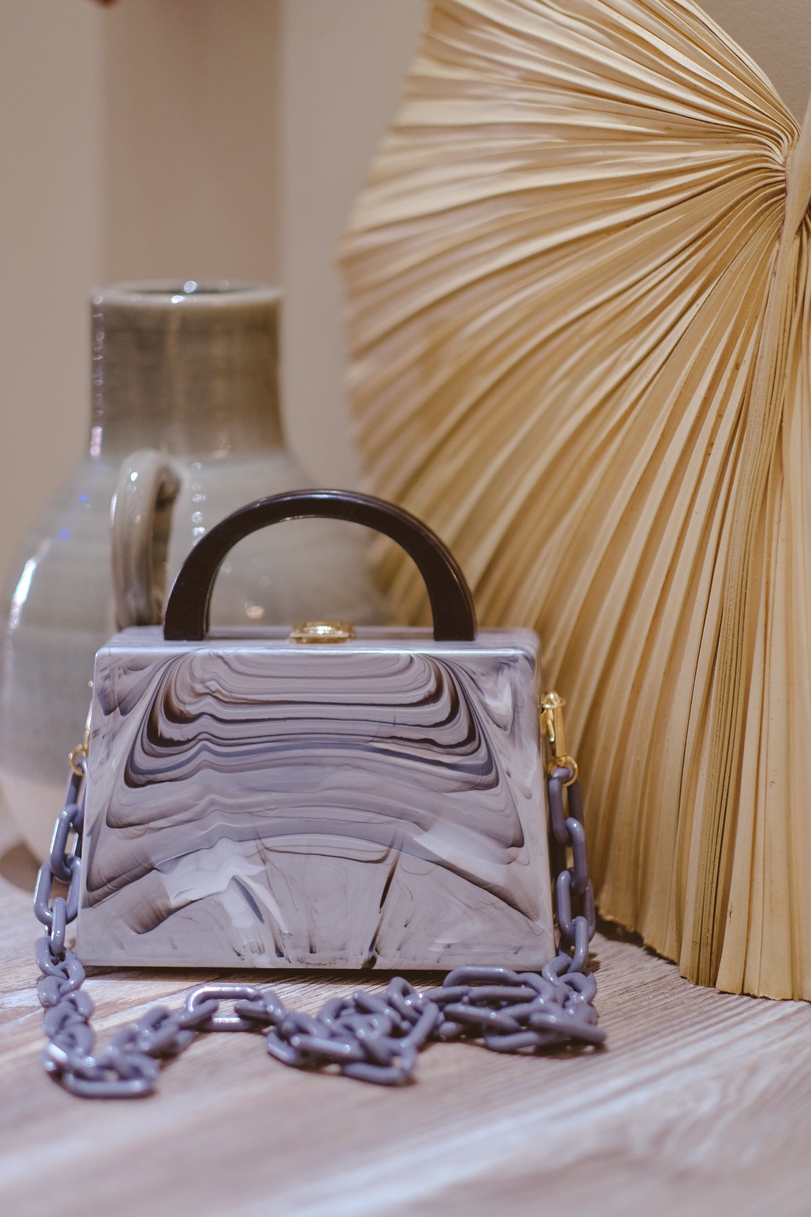 Marble handbags